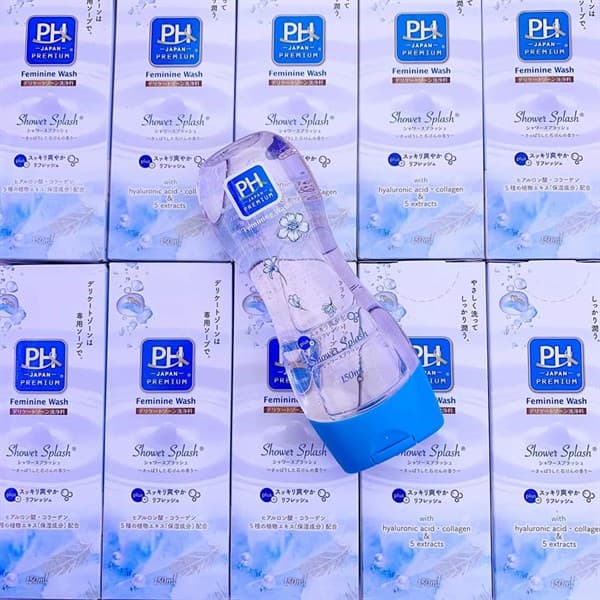 Dung dịch vệ sinh ph care màu xanh dương