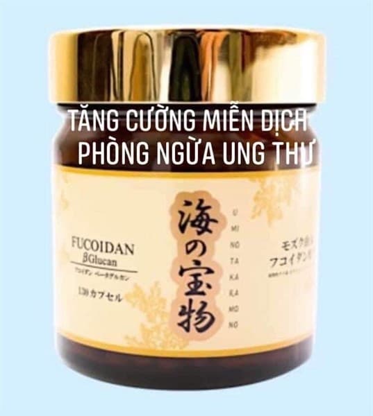Fucoidan Umino Takaramono tăng cường miễn dịch 130 viên